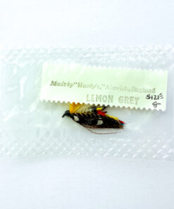Hardy of Alnwick, Lemon Grey, Fully Dressed Salmon Fly 8 (Unused, c.1960s)