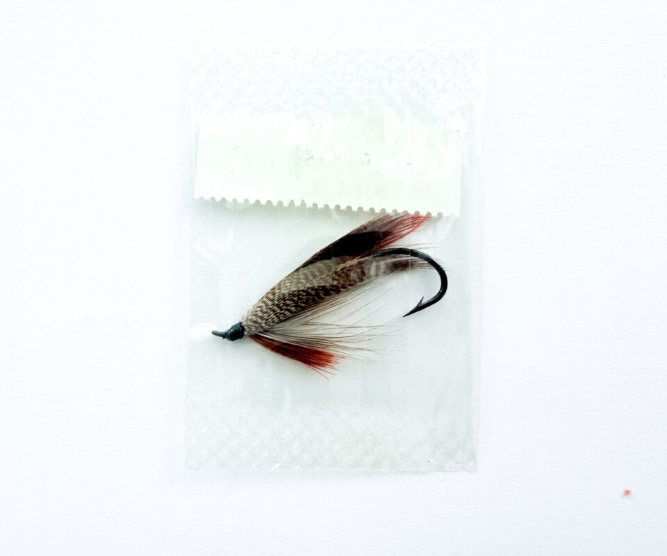 Alternative view of Hardy of Alnwick Lady Caroline (LW) Fully Dressed Salmon Fly 2 (Unused, In Original Sealed Packet, c.1960s)