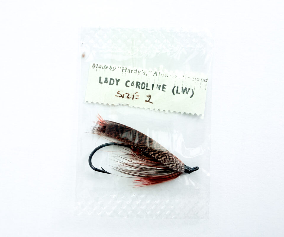 Hardy of Alnwick Lady Caroline (LW) Fully Dressed Salmon Fly 2 (Unused, In Original Sealed Packet, c.1960s)