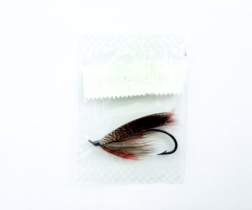 Alternative view of Hardy of Alnwick Lady Caroline (LW) Fully Dressed Salmon Fly 2 (Unused, In Original Sealed Packet, c.1960s)