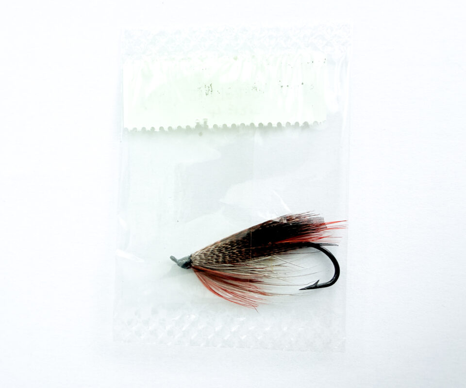 Alternative view of Hardy of Alnwick Lady Caroline (LW) Fully Dressed Salmon Fly 4 (Unused, In Original Sealed Packet, c.1960s)