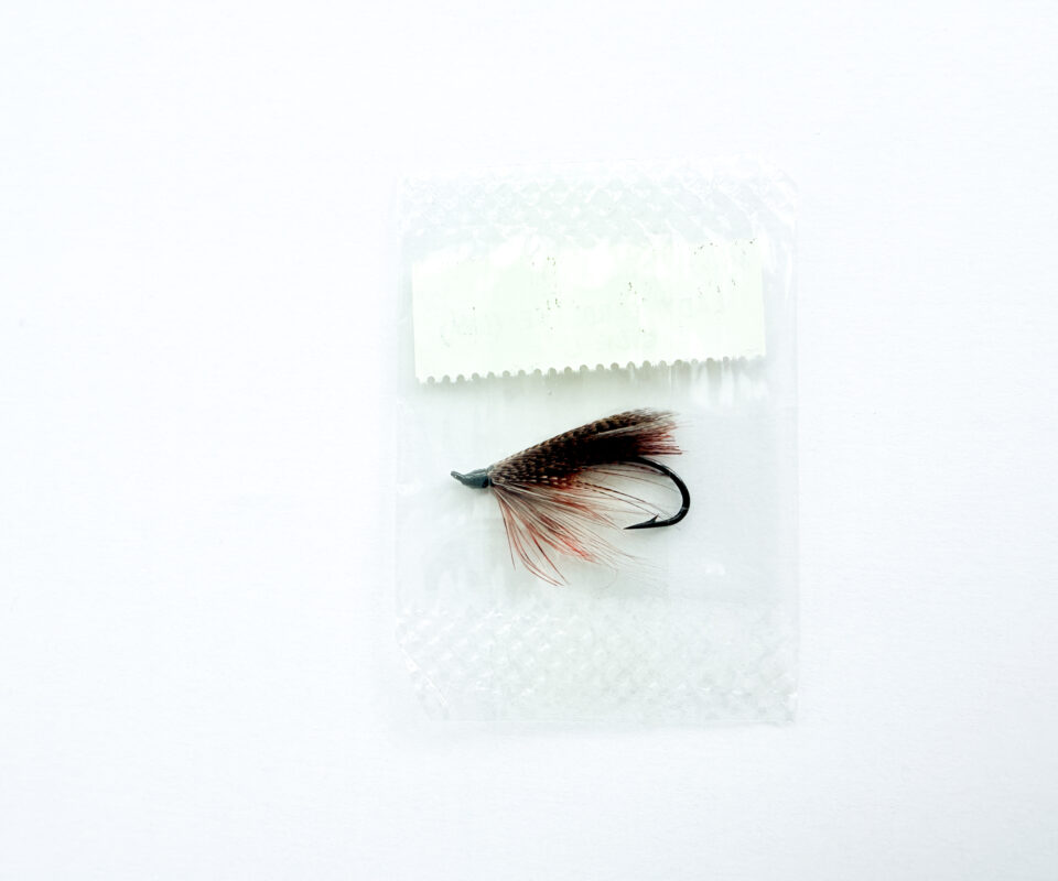 Alternative view of Hardy of Alnwick Lady Caroline (LW) Fully Dressed Salmon Fly 6 (Unused, In Original Sealed Packet, c.1960s)