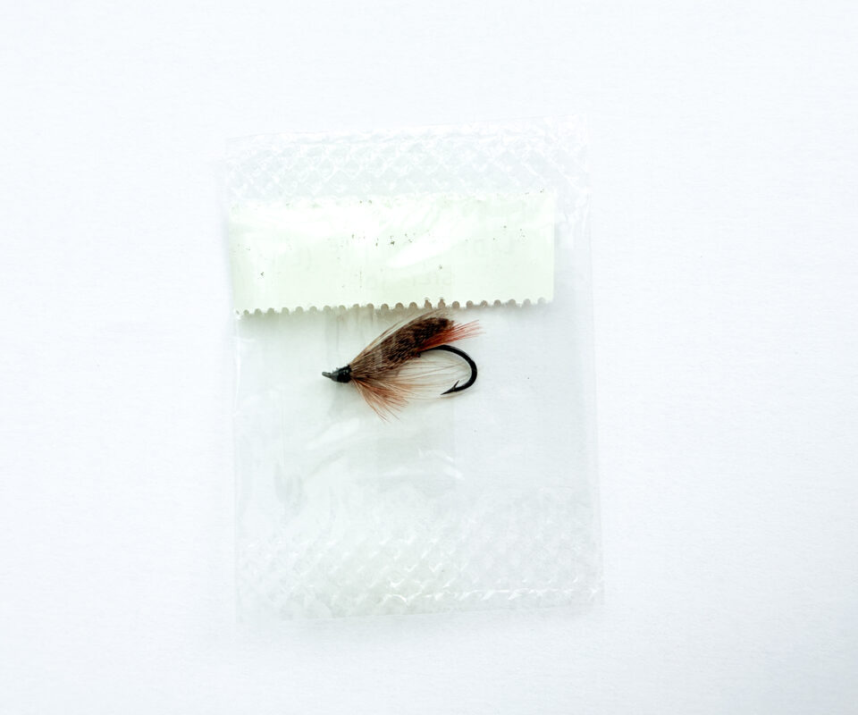 Alternative view of Hardy of Alnwick Lady Caroline (LW) Fully Dressed Salmon Fly 10 (Unused, In Original Sealed Packet, c.1960s)