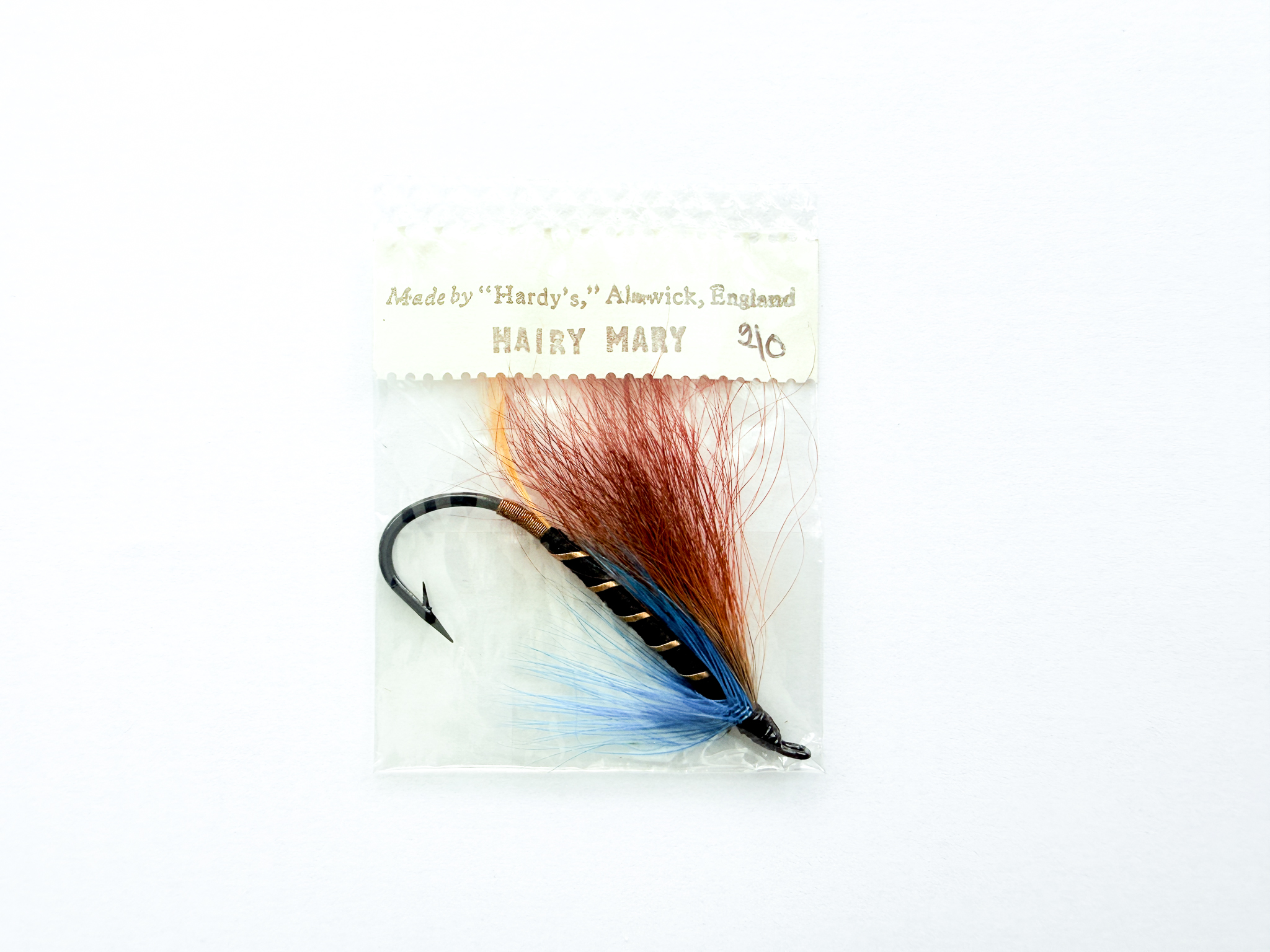 Hardy of Alnwick Hairy Mary Fully Dressed Salmon Fly 2/0 (Unused, In Original Sealed Packet, c.1960s)