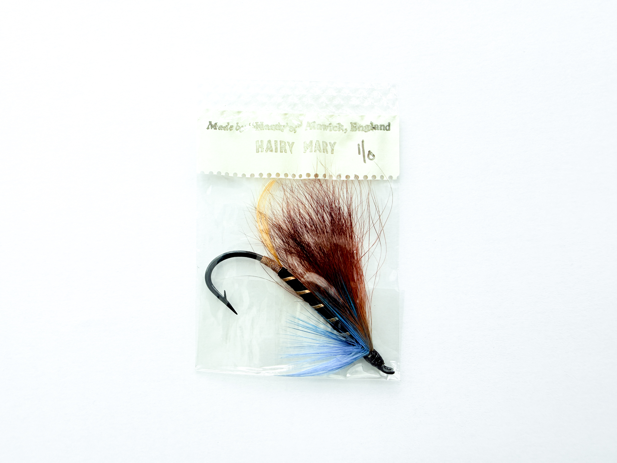 Hardy of Alnwick Hairy Mary Fully Dressed Salmon Fly 1/0 (Unused, In Original Sealed Packet, c.1960s)