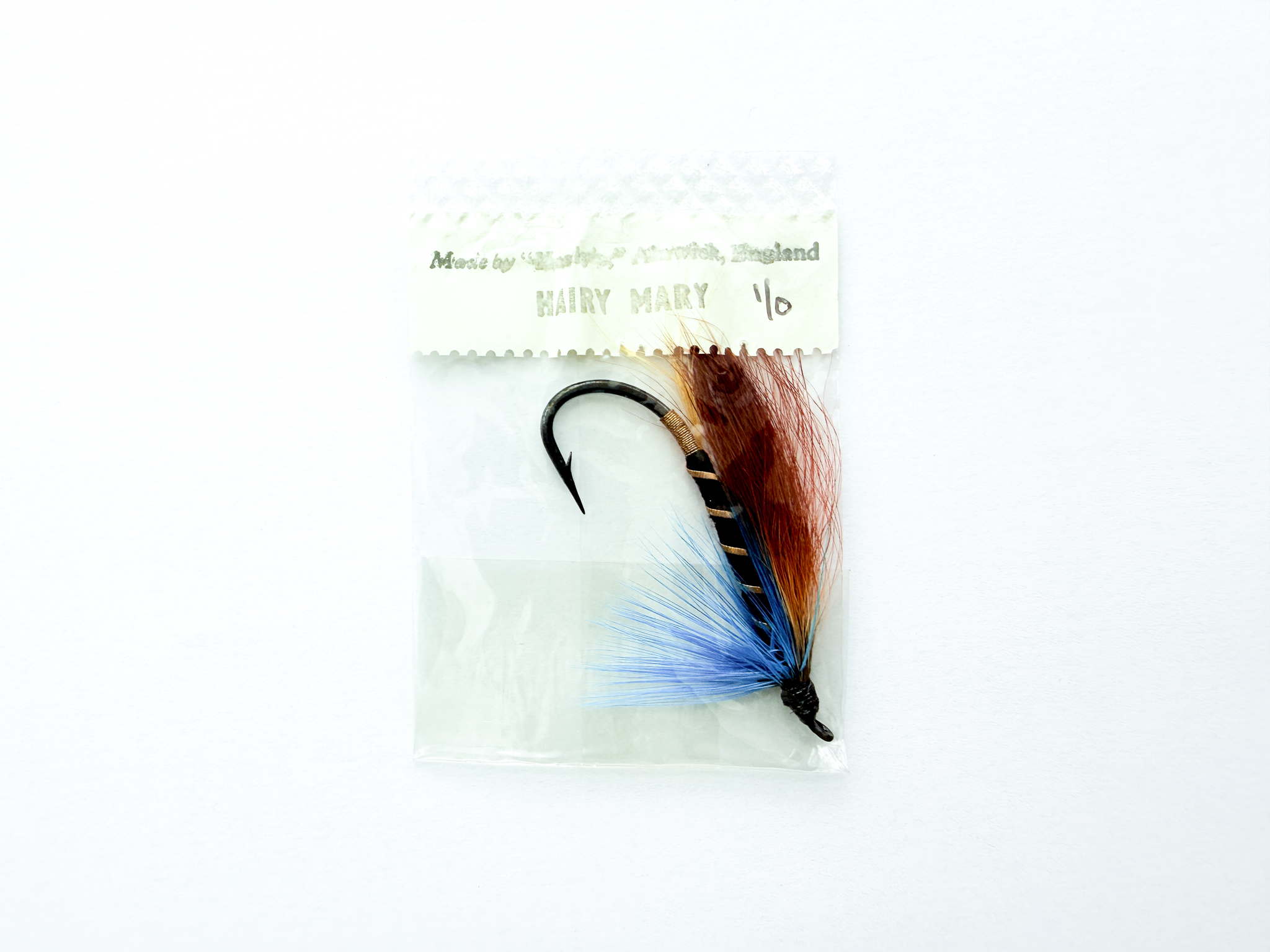 Hardy of Alnwick Hairy Mary Fully Dressed Salmon Fly 1/0 (Unused, In Original Sealed Packet, c.1960s)