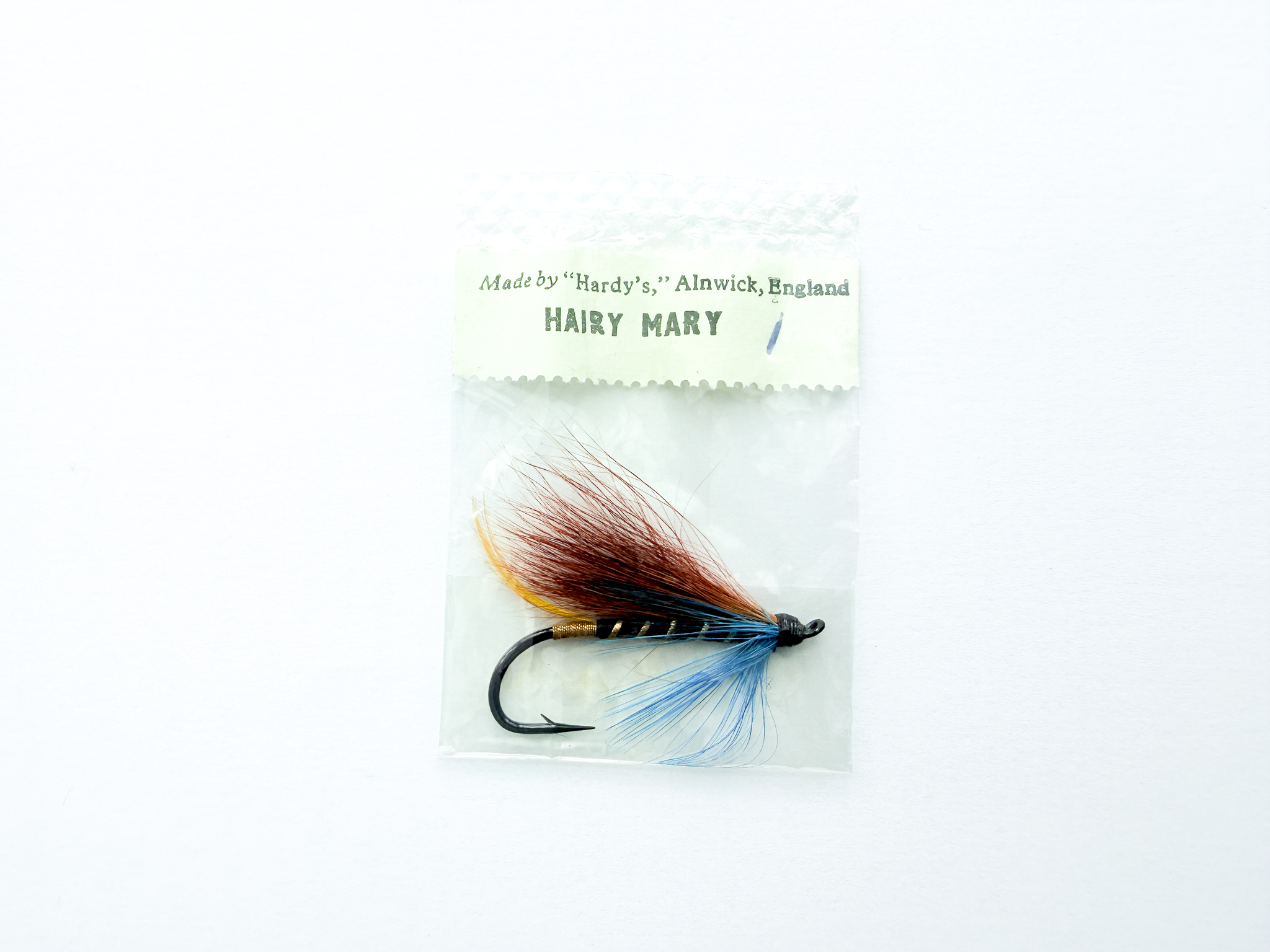 Hardy of Alnwick Hairy Mary Fully Dressed Salmon Fly 1 (Unused, In Original Sealed Packet, c.1960s)