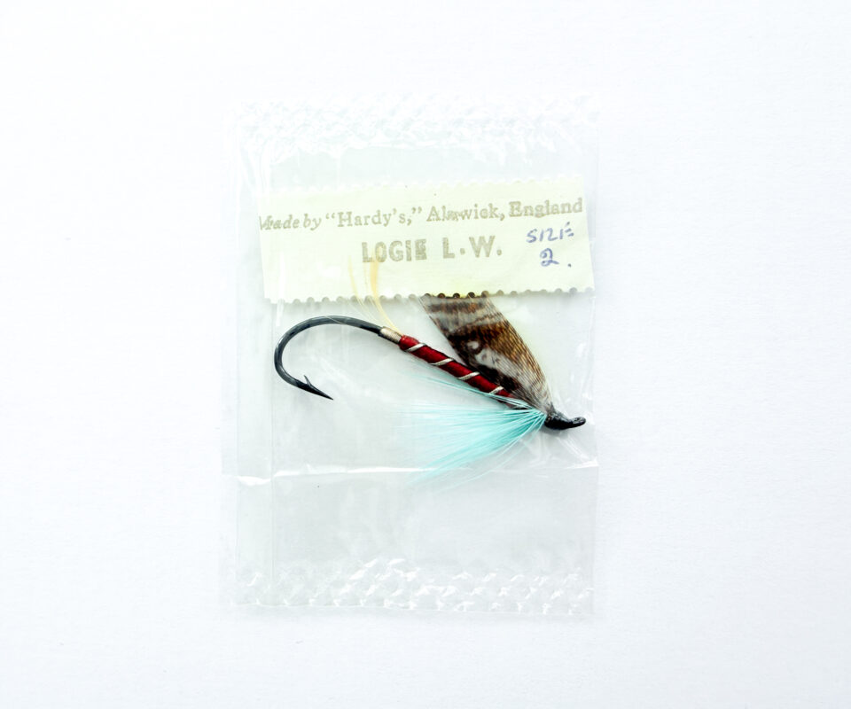 Hardy of Alnwick Logie (LW) Fully Dressed Salmon Fly 2 (Unused, In Original Sealed Packet, c.1960s)