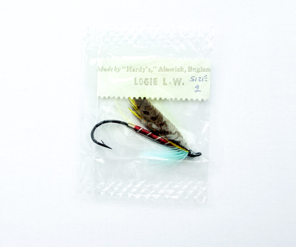 Hardy of Alnwick Logie (LW) Fully Dressed Salmon Fly 2 (Unused, In Original Sealed Packet, c.1960s)