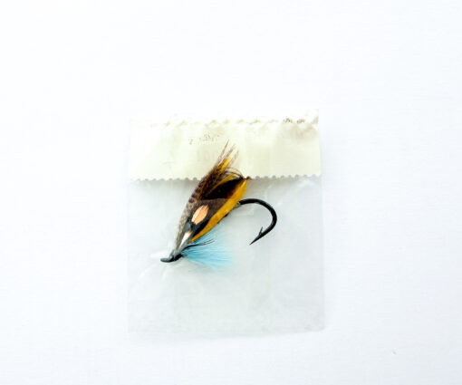 Alternative view of Hardy of Alnwick Logie Fully Dressed Salmon Fly 4 (Unused, In Original Sealed Packet, c.1960s)