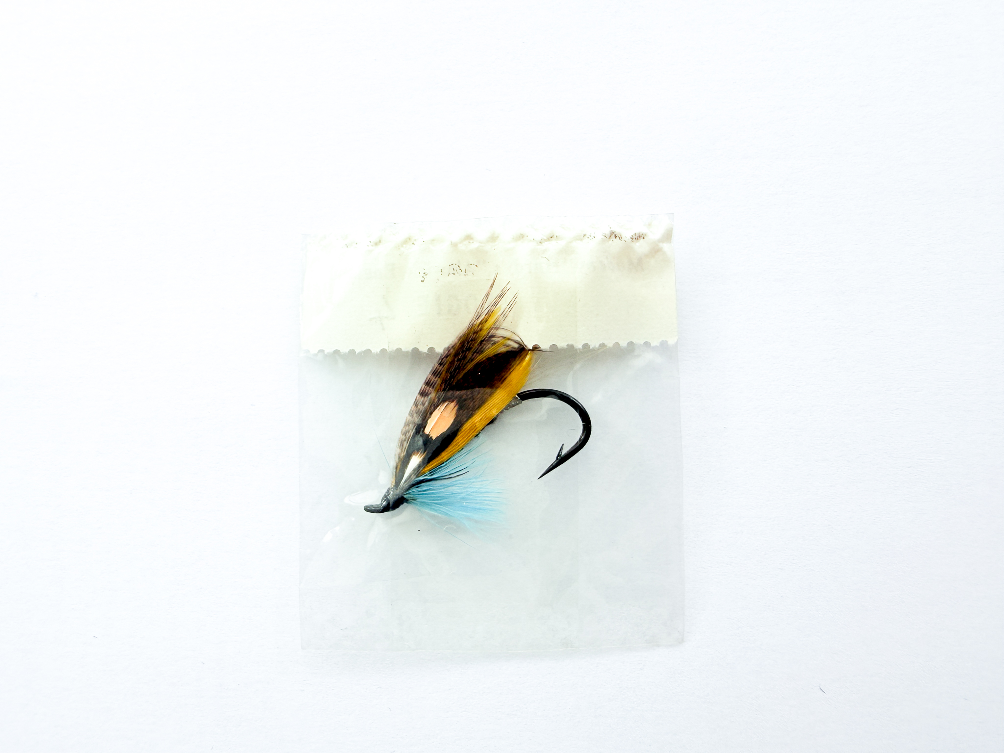 Hardy of Alnwick Logie Fully Dressed Salmon Fly 4 (Unused, In Original Sealed Packet, c.1960s) - Image 2