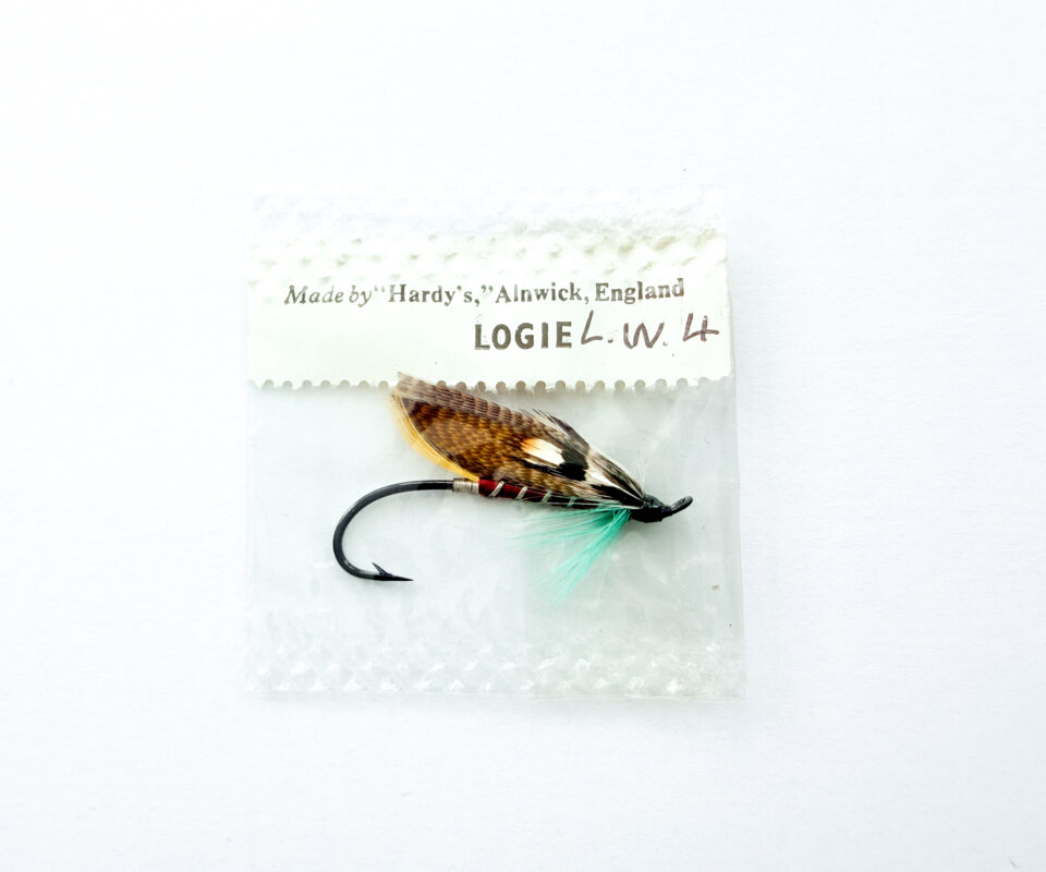 Hardy of Alnwick Logie (LW) Fully Dressed Salmon Fly 4 (Unused, In Original Sealed Packet, c.1960s)
