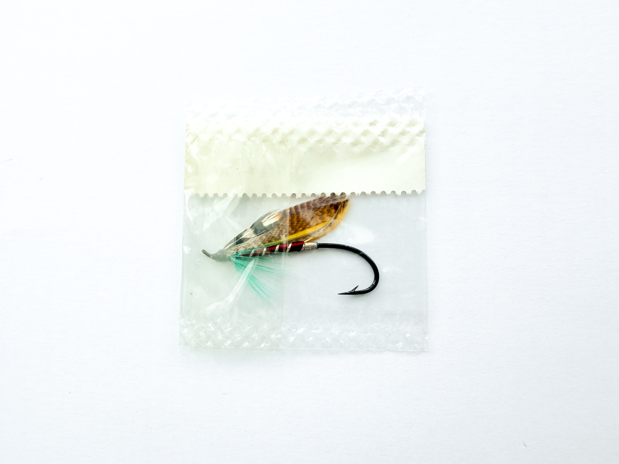 Hardy of Alnwick Logie (LW) Fully Dressed Salmon Fly 4 (Unused, In Original Sealed Packet, c.1960s) - Image 2