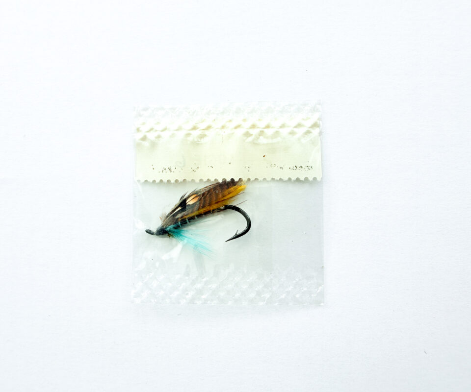 Alternative view of Hardy of Alnwick Logie Fully Dressed Salmon Fly 6 (Unused, In Original Sealed Packet, c.1960s)