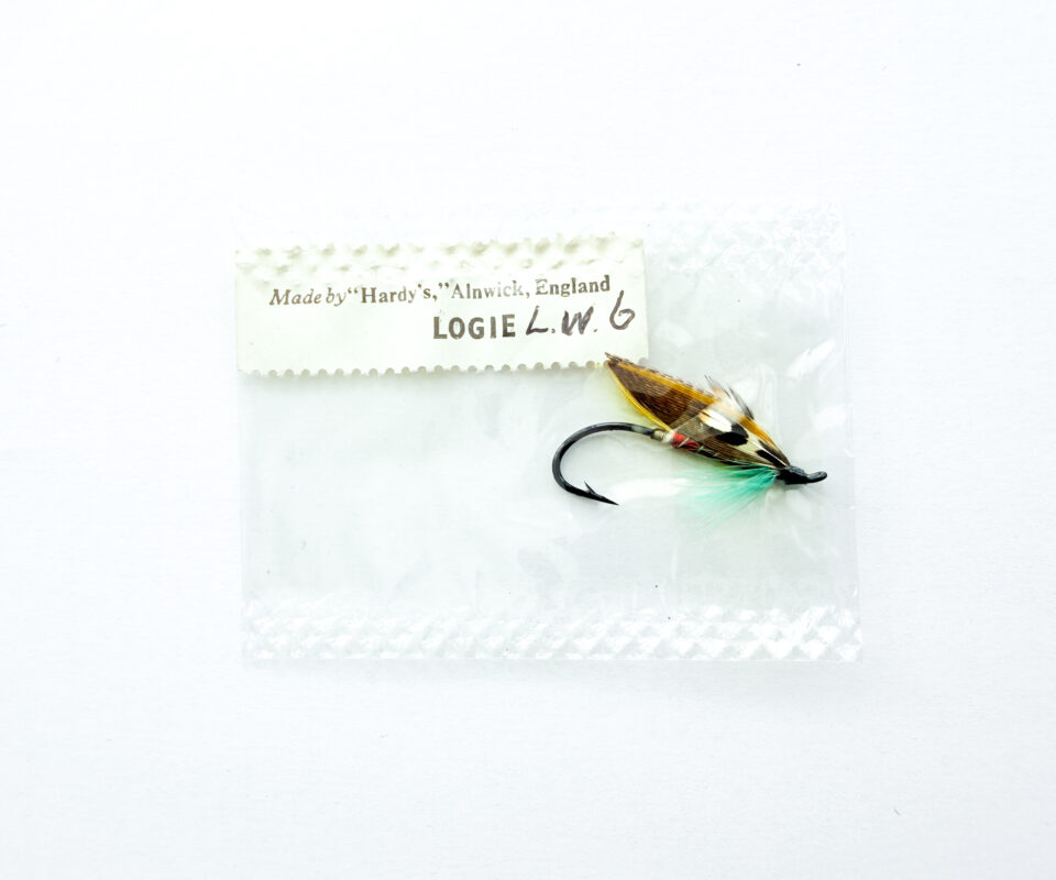 Hardy of Alnwick Logie (LW) Fully Dressed Salmon Fly 6 (Unused, In Original Sealed Packet, c.1960s)