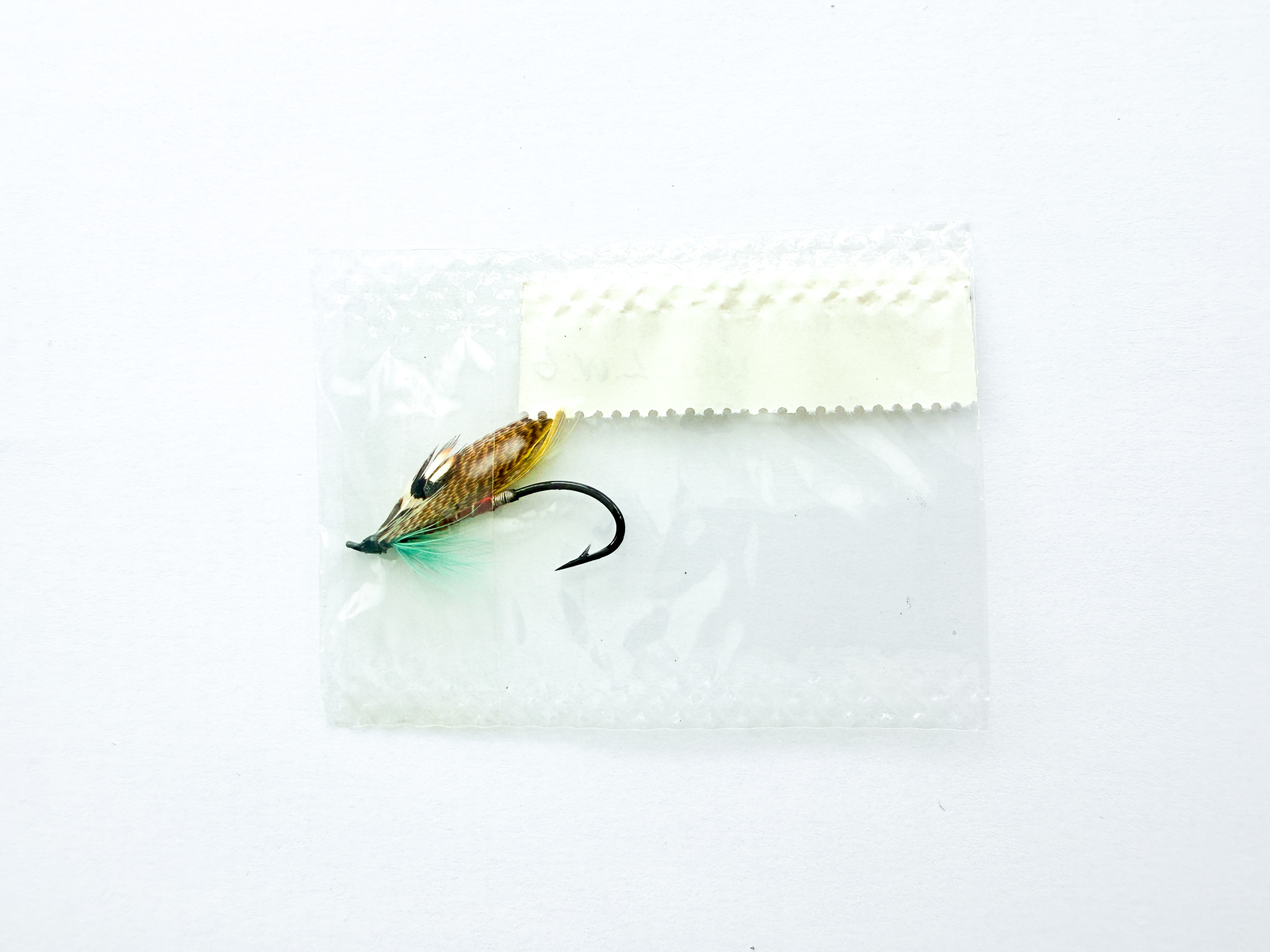 Hardy of Alnwick Logie (LW) Fully Dressed Salmon Fly 6 (Unused, In Original Sealed Packet, c.1960s) - Image 2