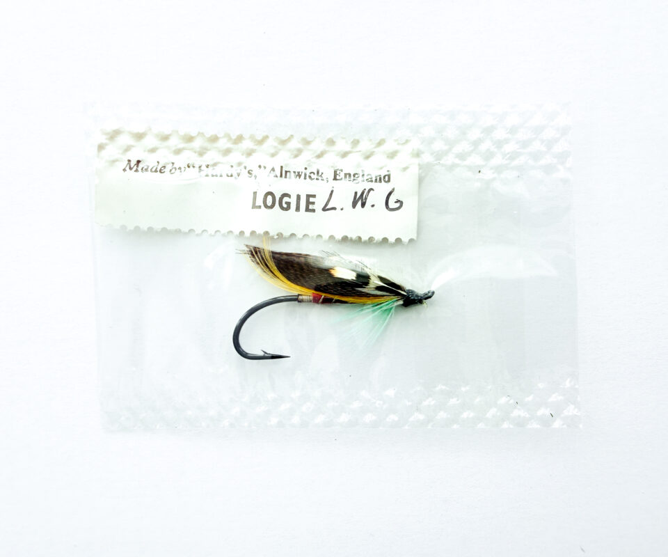 Hardy of Alnwick Logie (LW) Fully Dressed Salmon Fly 6 (Unused, In Original Sealed Packet, c.1960s)