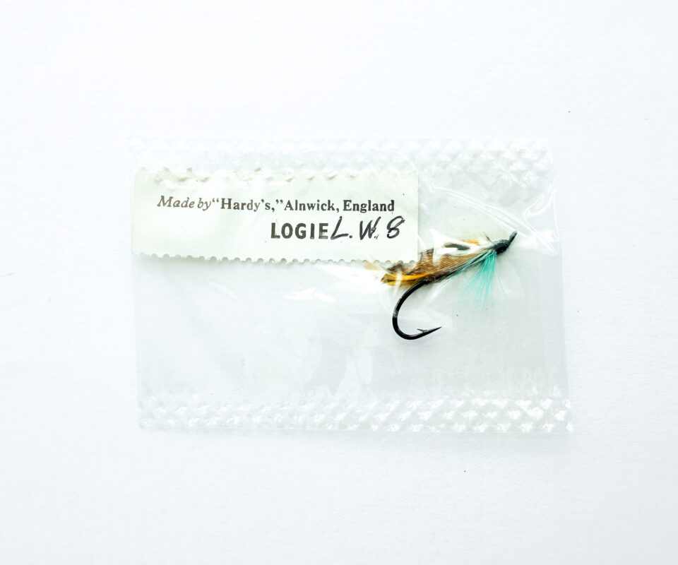 Hardy of Alnwick Logie (LW) Fully Dressed Salmon Fly 8 (Unused, In Original Sealed Packet, c.1960s)
