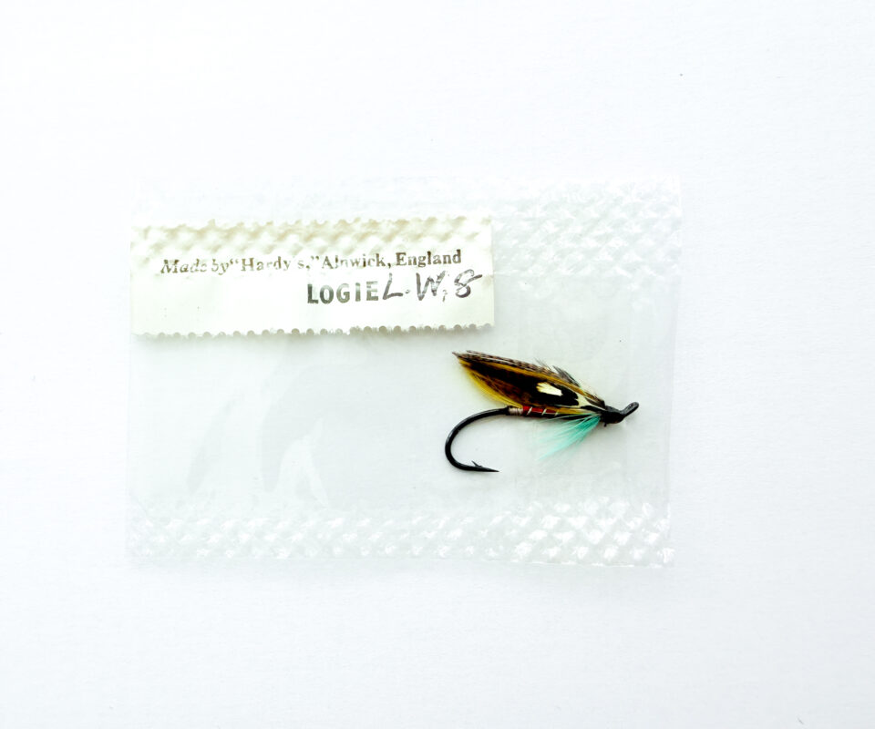 Hardy of Alnwick Logie (LW) Fully Dressed Salmon Fly 8 (Unused, In Original Sealed Packet, c.1960s)