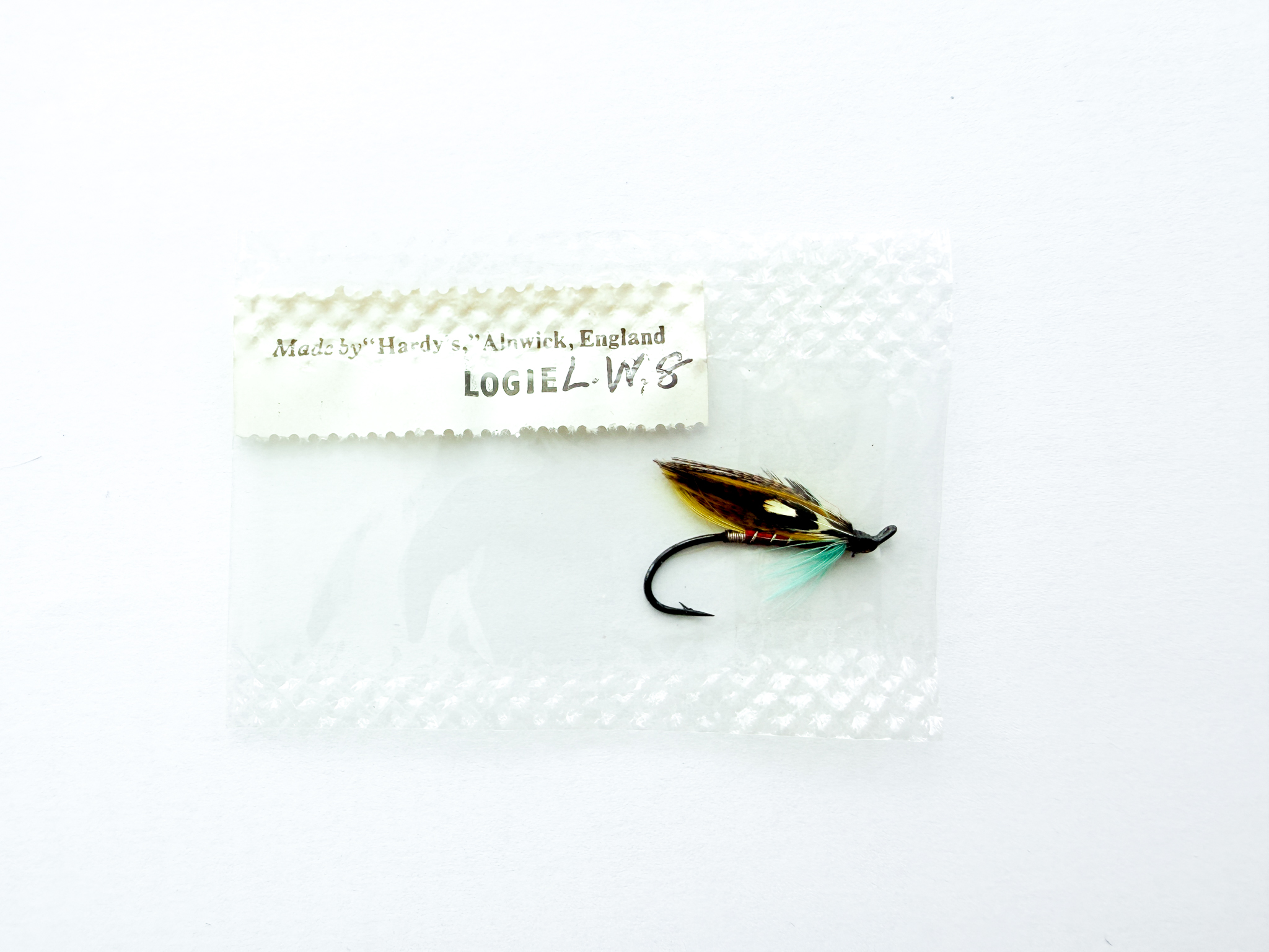 Hardy of Alnwick Logie (LW) Fully Dressed Salmon Fly 8 (Unused, In Original Sealed Packet, c.1960s)