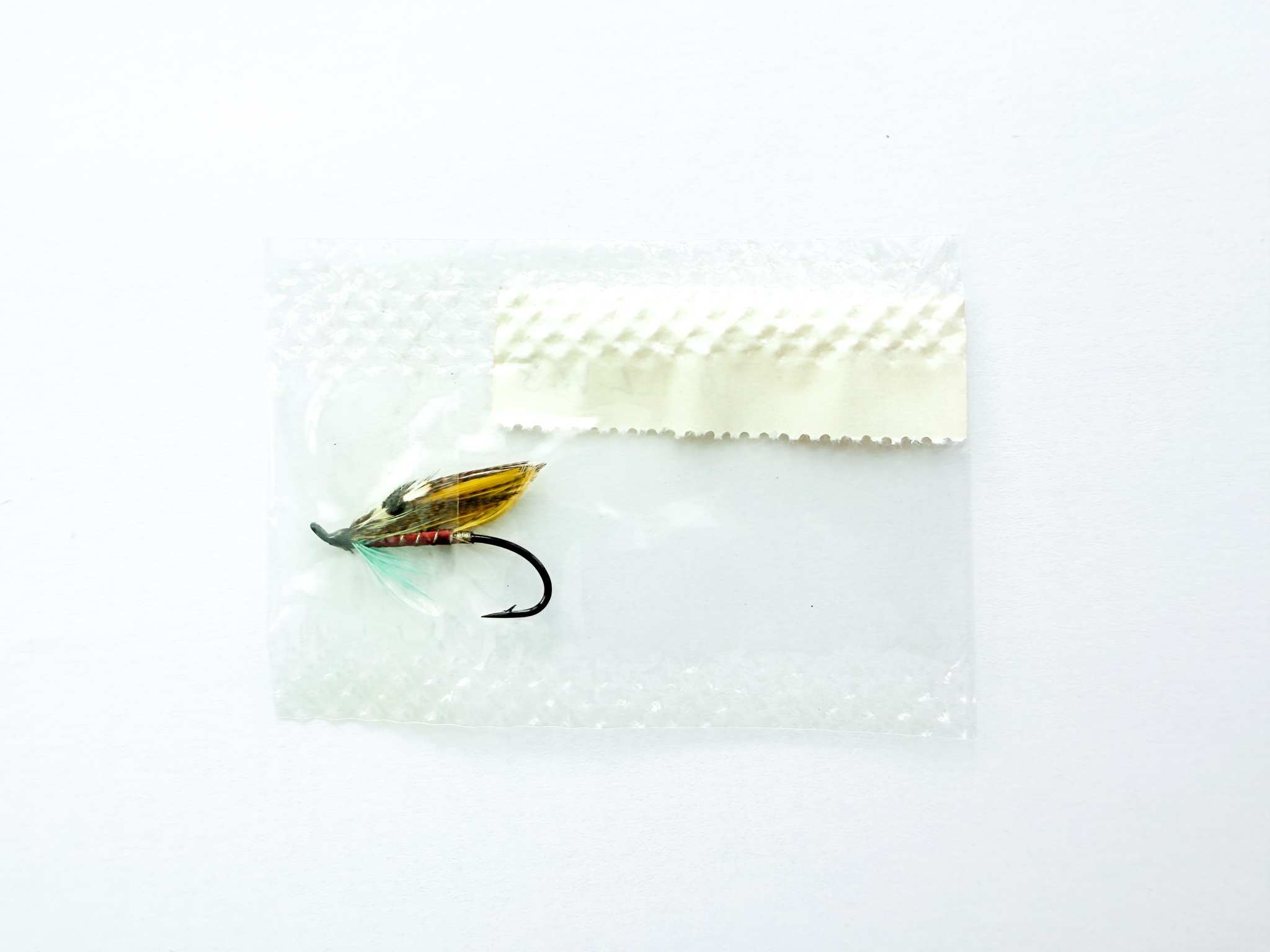 Hardy of Alnwick Logie (LW) Fully Dressed Salmon Fly 8 (Unused, In Original Sealed Packet, c.1960s) - Image 2