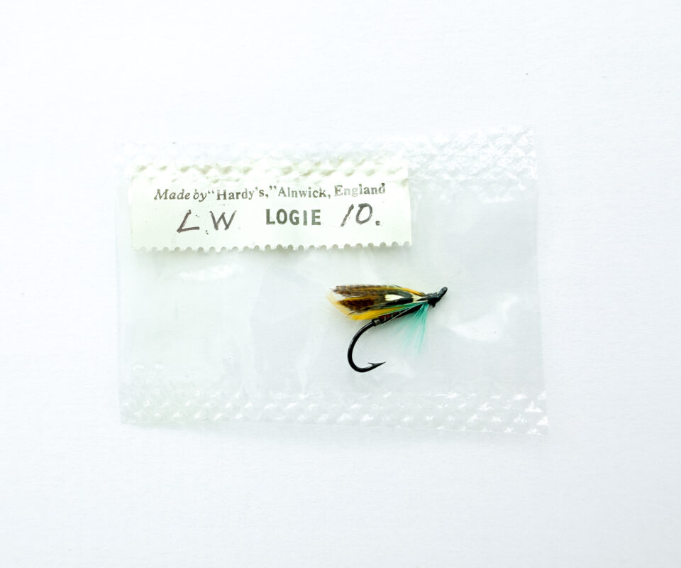 Hardy of Alnwick Logie (LW) Fully Dressed Salmon Fly 10 (Unused, In Original Sealed Packet, c.1960s)