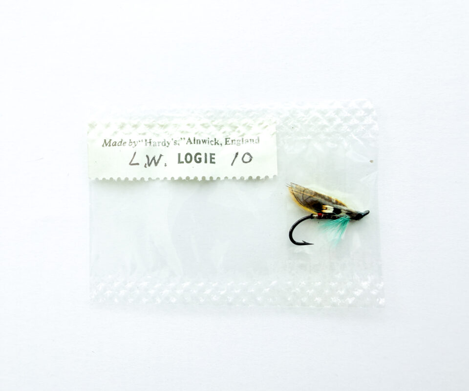 Hardy of Alnwick Logie (LW) Fully Dressed Salmon Fly 10 (Unused, In Original Sealed Packet, c.1960s)