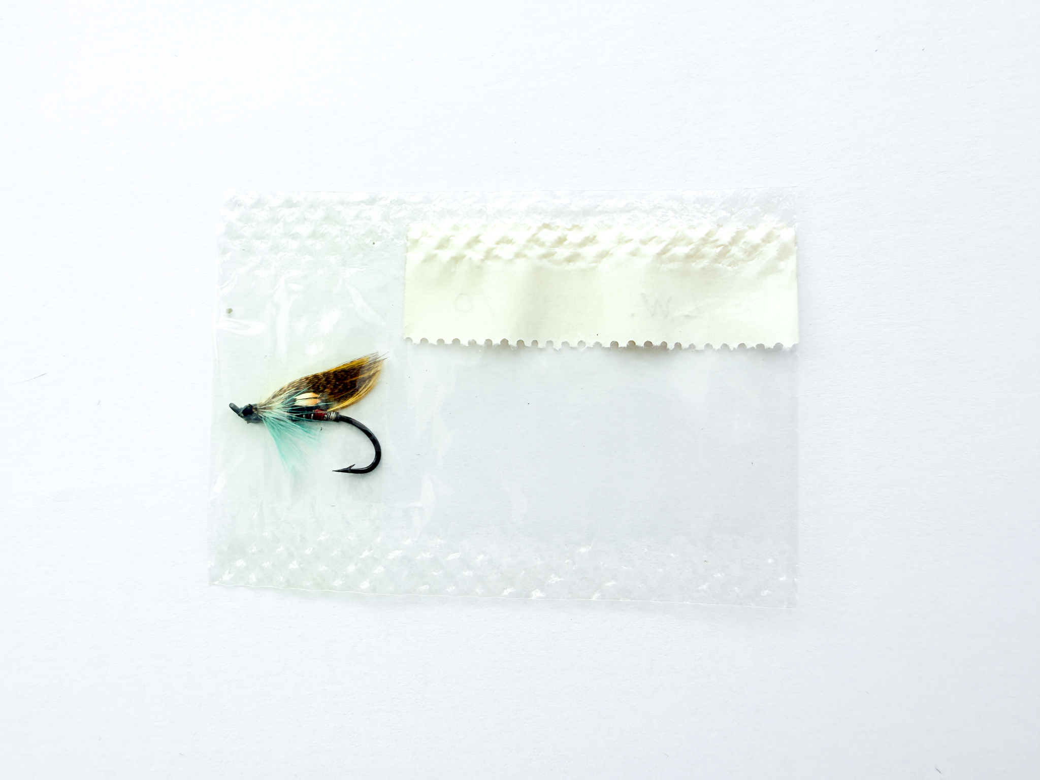 Hardy of Alnwick Logie (LW) Fully Dressed Salmon Fly 10 (Unused, In Original Sealed Packet, c.1960s) - Image 2