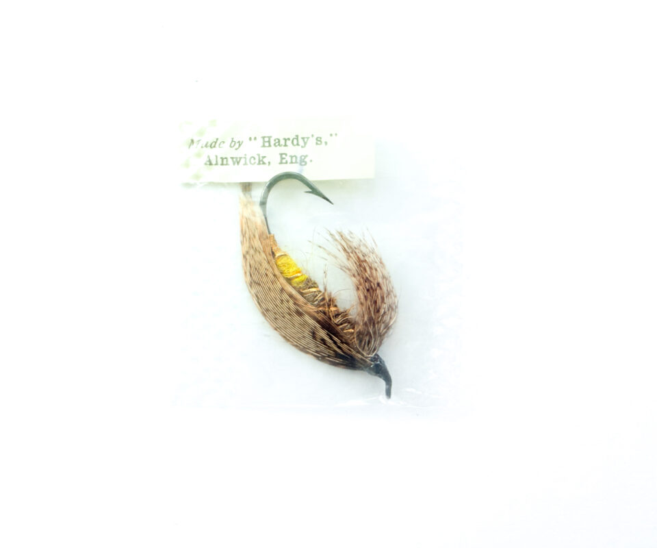 Hardy of Alnwick, March Brown, Fully Dressed Salmon Fly 1 (Unused, In Original Sealed Packet, c.1960s)