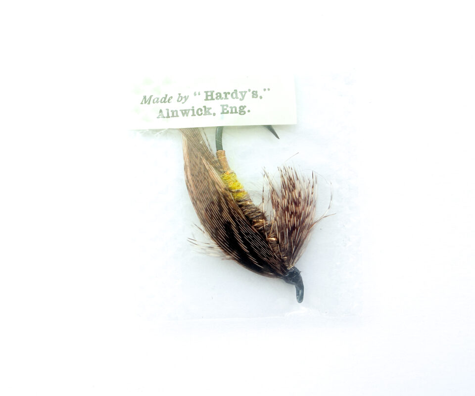 Hardy of Alnwick, March Brown, Fully Dressed Salmon Fly 1 (Unused, In Original Sealed Packet, c.1960s)