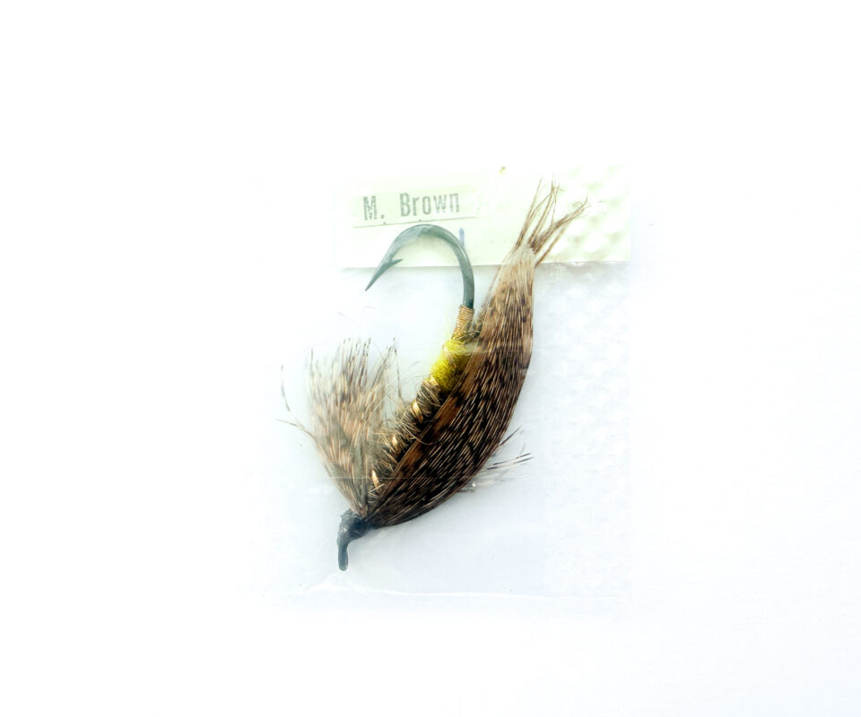 Alternative view of Hardy of Alnwick, March Brown, Fully Dressed Salmon Fly 1 (Unused, In Original Sealed Packet, c.1960s)