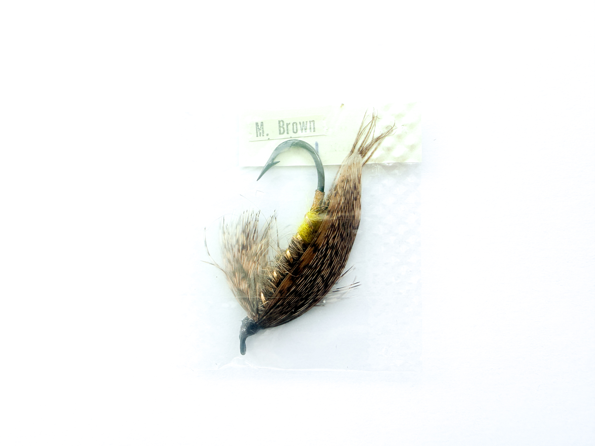 Hardy of Alnwick, March Brown, Fully Dressed Salmon Fly 1 (Unused, In Original Sealed Packet, c.1960s) - Image 2