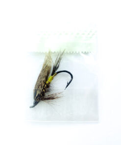 Alternative view of Hardy of Alnwick, March Brown, Fully Dressed Salmon Fly 2 (Unused, In Original Sealed Packet, c.1960s)