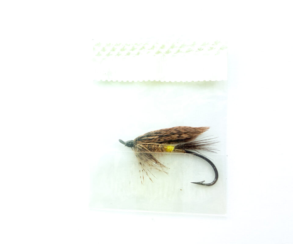 Alternative view of Hardy of Alnwick, March Brown (LW), Fully Dressed Salmon Fly 4 (Unused, In Original Sealed Packet, c.1960s)