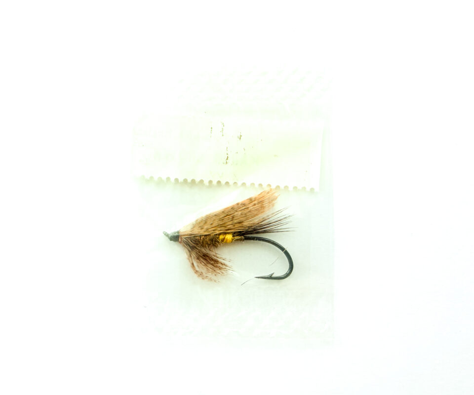 Alternative view of Hardy of Alnwick, March Brown (LW), Fully Dressed Salmon Fly 6 (Unused, In Original Sealed Packet, c.1960s)