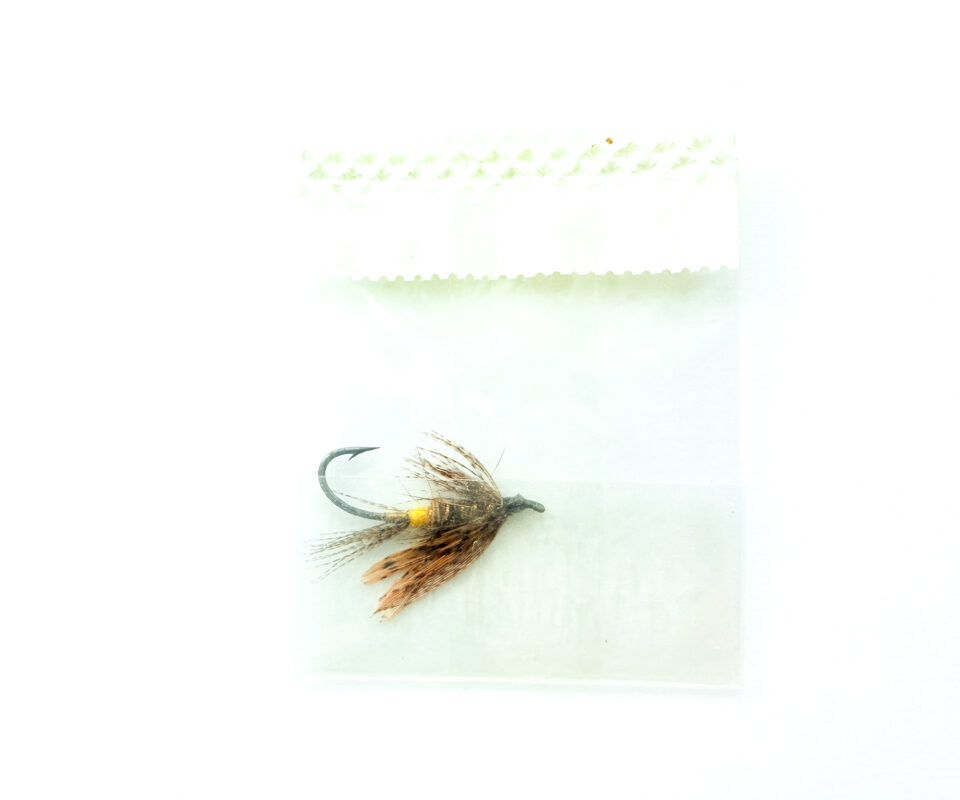 Alternative view of Hardy of Alnwick, March Brown (LW), Fully Dressed Salmon Fly 8 (Unused, In Original Sealed Packet, c.1960s)