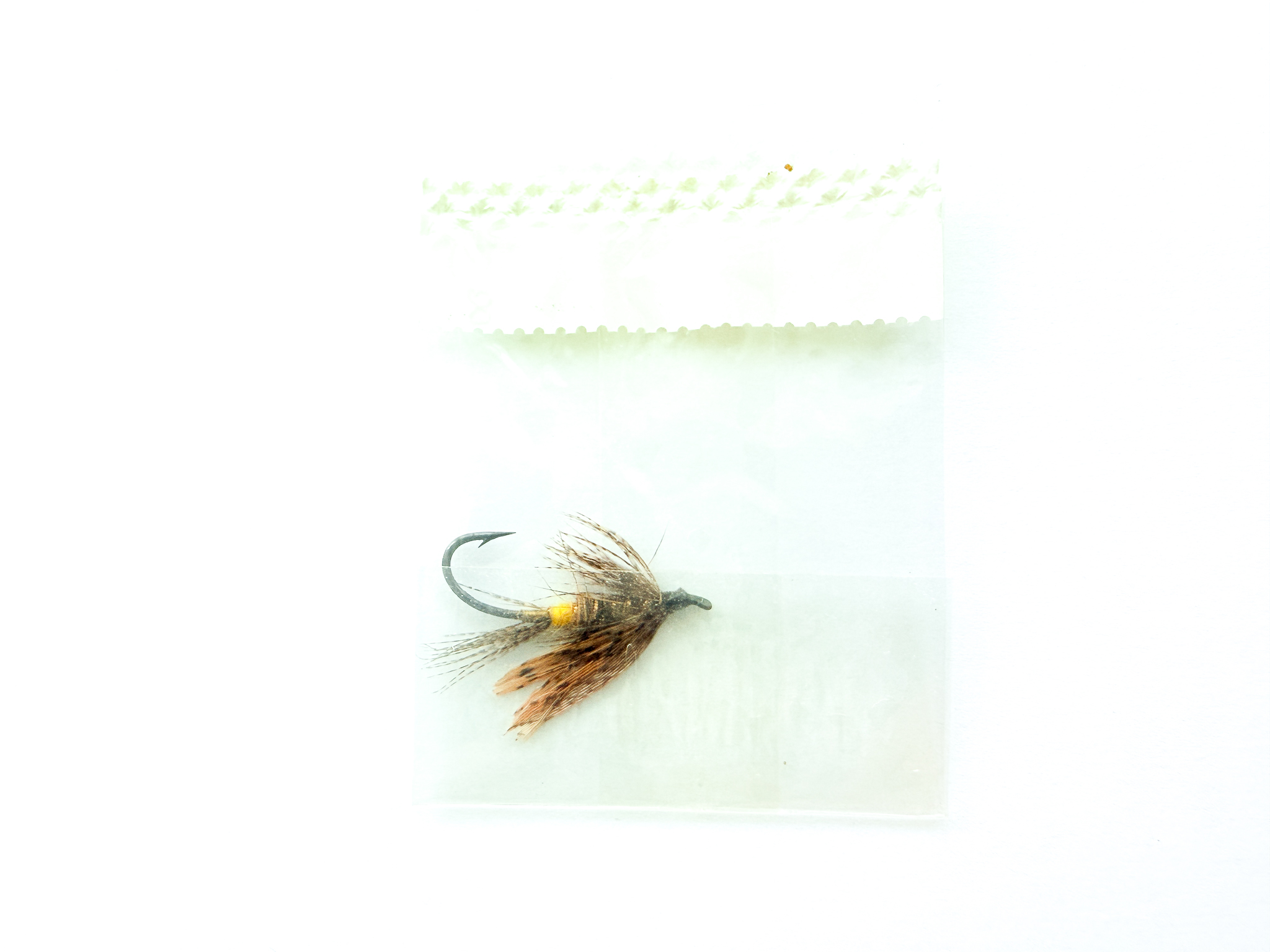 Hardy of Alnwick, March Brown (LW), Fully Dressed Salmon Fly 8 (Unused, In Original Sealed Packet, c.1960s) - Image 2