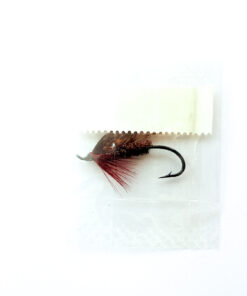 Alternative view of Hardy of Alnwick, Claret Alder (LW), Fully Dressed Salmon Fly 4 (Unused, In Original Sealed Packet, c.1960s)
