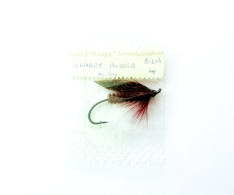 Hardy of Alnwick, Claret Alder (LW), Fully Dressed Salmon Fly 4 (Unused, In Original Sealed Packet, c.1960s)