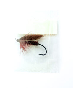 Alternative view of Hardy of Alnwick, Claret Alder (LW), Fully Dressed Salmon Fly 4 (Unused, In Original Sealed Packet, c.1960s)