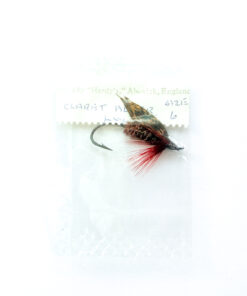 Hardy of Alnwick, Claret Alder (LW), Fully Dressed Salmon Fly 6 (Unused, In Original Sealed Packet, c.1960s)