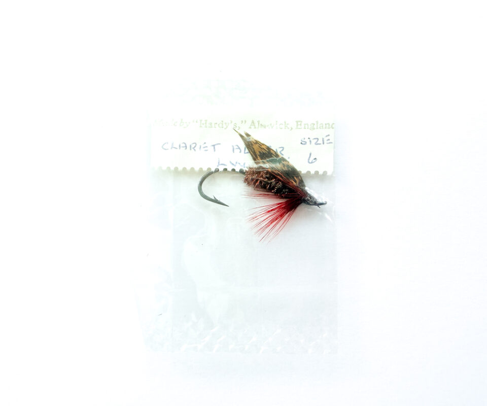 Hardy of Alnwick, Claret Alder (LW), Fully Dressed Salmon Fly 6 (Unused, In Original Sealed Packet, c.1960s)