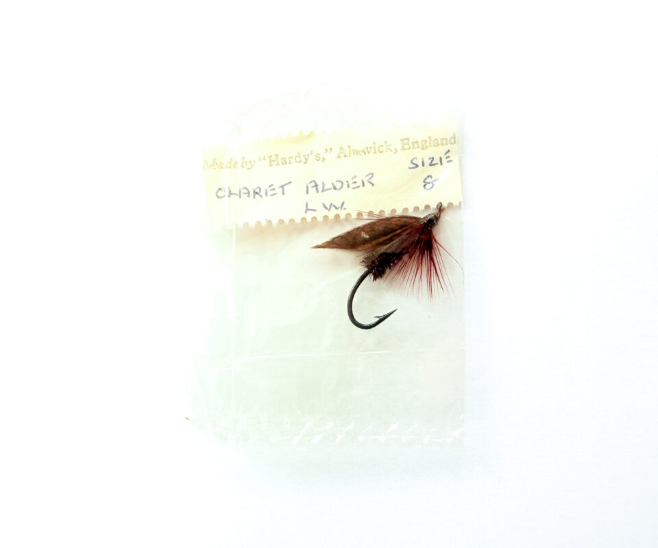 Hardy of Alnwick, Claret Alder (LW), Fully Dressed Salmon Fly 8 (Unused, In Original Sealed Packet, c.1960s)