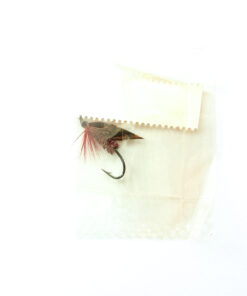 Alternative view of Hardy of Alnwick, Claret Alder (LW), Fully Dressed Salmon Fly 8 (Unused, In Original Sealed Packet, c.1960s)