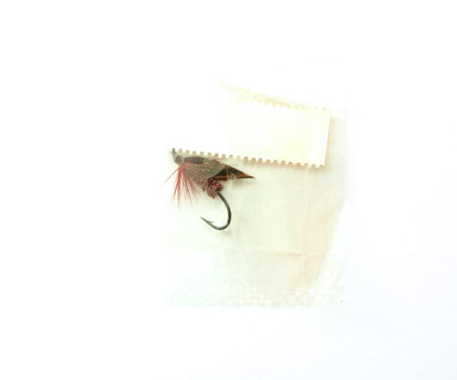 Alternative view of Hardy of Alnwick, Claret Alder (LW), Fully Dressed Salmon Fly 8 (Unused, In Original Sealed Packet, c.1960s)