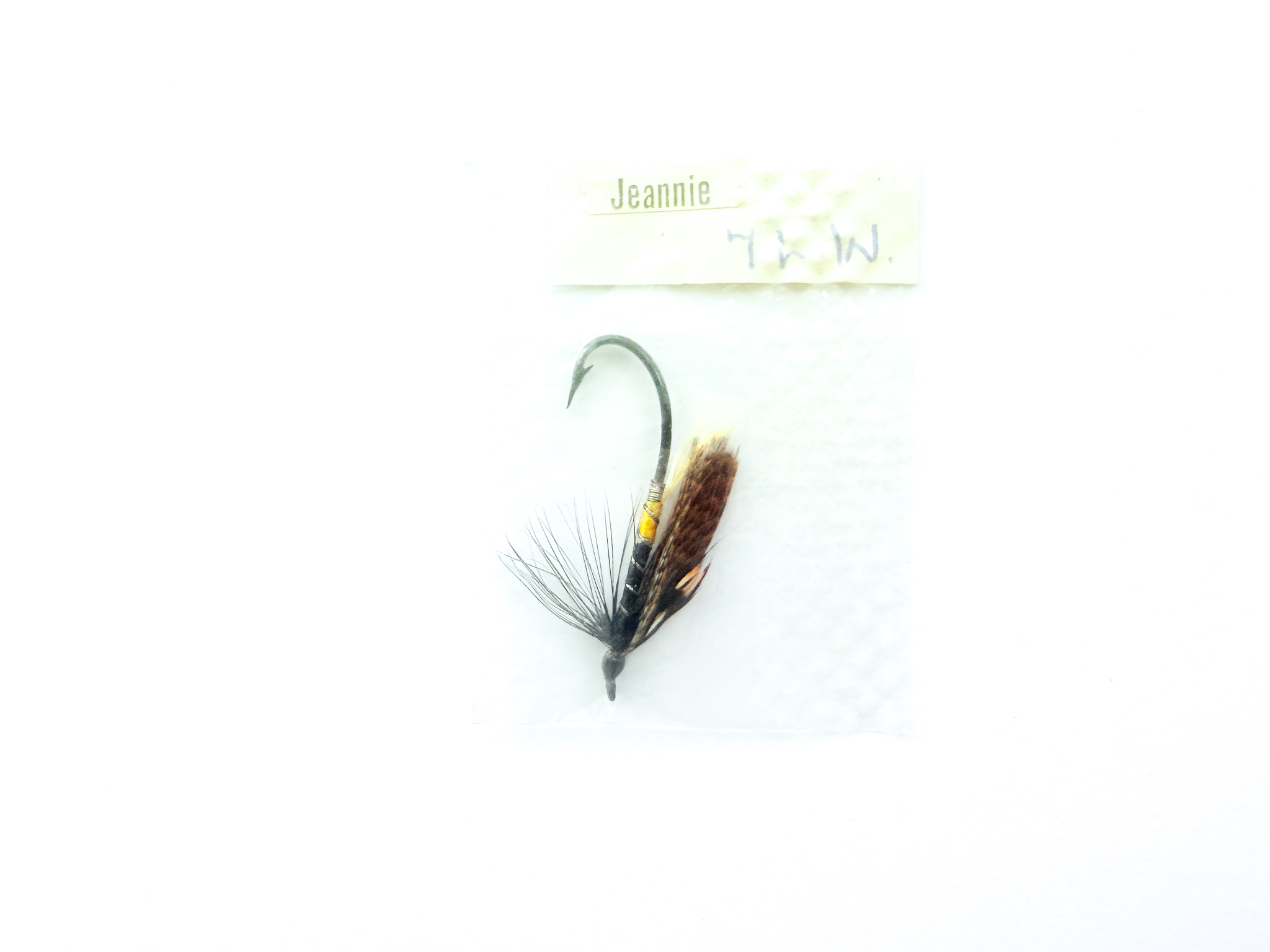 Hardy of Alnwick, Jeannie (LW), Fully Dressed Salmon Fly 4 (Unused, In Original Sealed Packet, c.1960s)