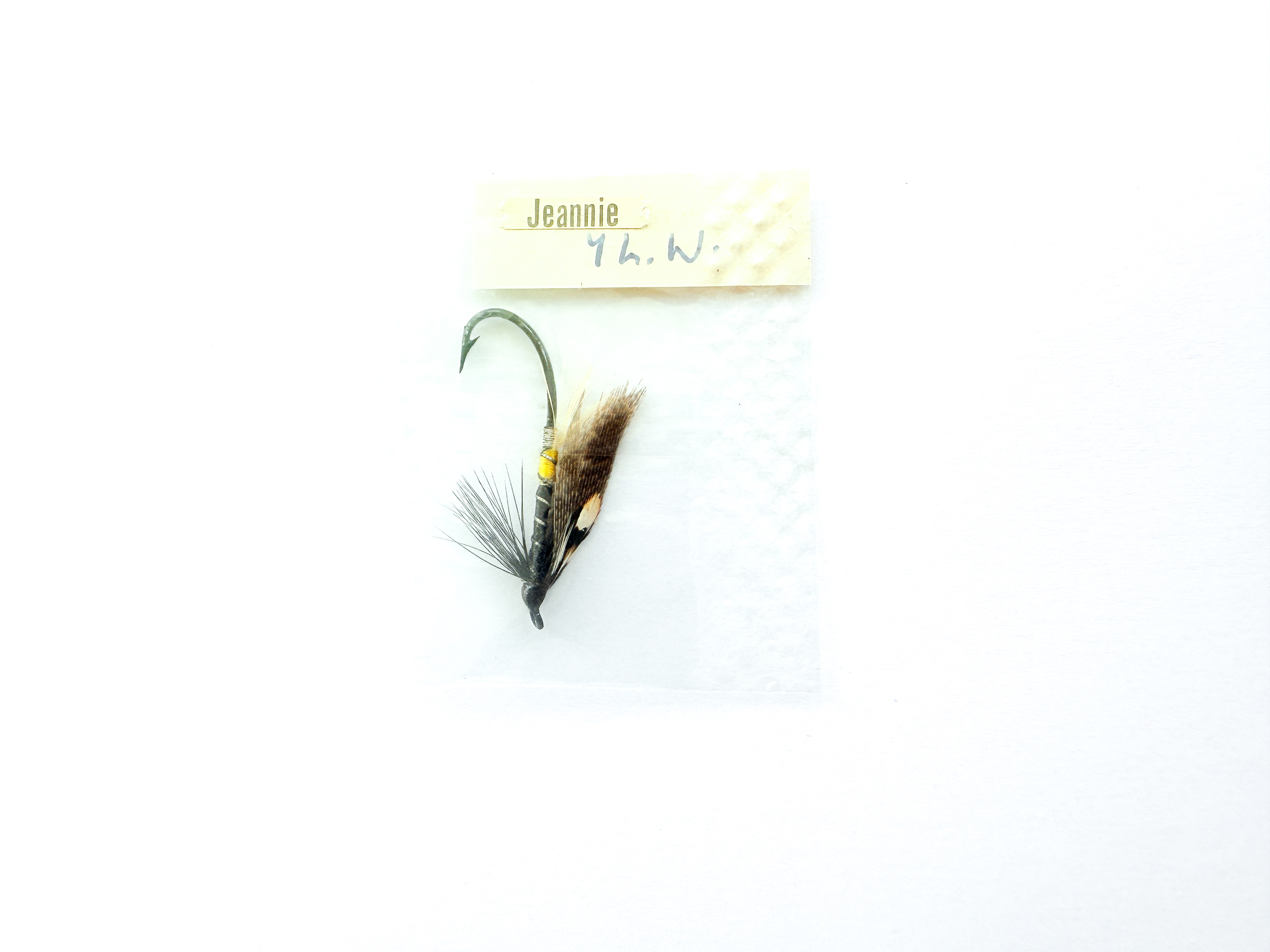 Hardy of Alnwick, Jeannie (LW), Fully Dressed Salmon Fly 4 (Unused, In Original Sealed Packet, c.1960s)