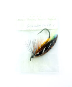 Hardy of Alnwick, Golden Olive, Fully Dressed Salmon Fly 1 (Unused, In Original Sealed Packet, c.1960s)