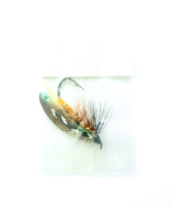 Alternative view of Hardy of Alnwick, Golden Olive, Fully Dressed Salmon Fly 1 (Unused, In Original Sealed Packet, c.1960s)