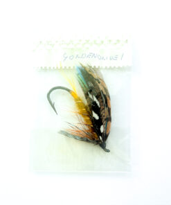 Hardy of Alnwick, Golden Olive, Fully Dressed Salmon Fly 1 (Unused, In Original Sealed Packet, c.1960s)